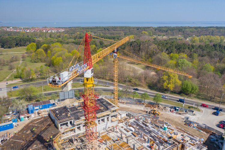 Tarasy Bałtyku już na poziomie 3 piętra. Optymalna pogoda sprzyja realizacji inwestycji na gdańskim Przymorzu zaledwie 900 m od morza i plaży - zdjęcie główne