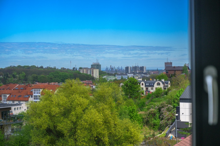 Domy z widokiem na panoramę miasta - Gdańsk