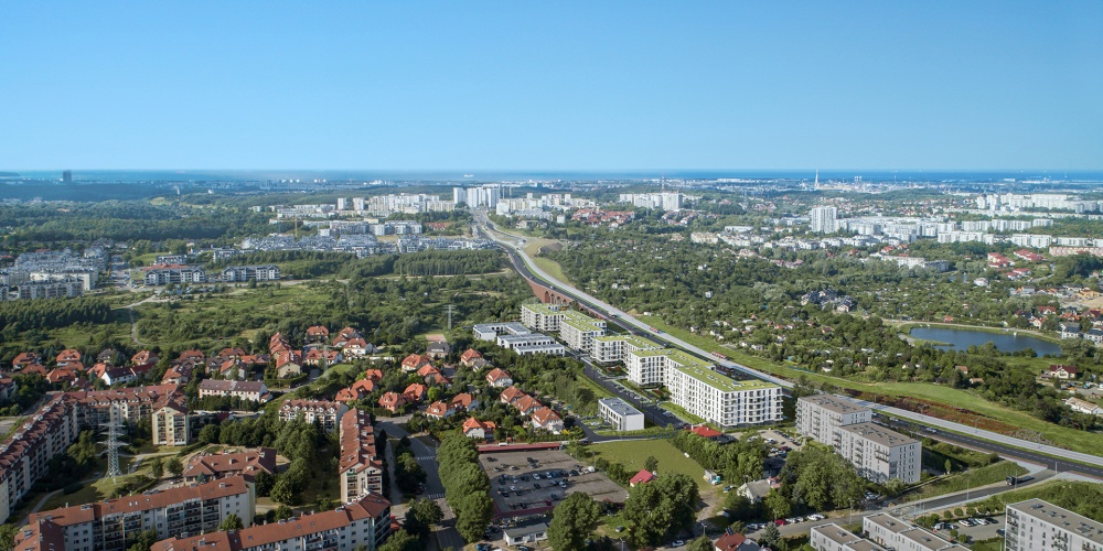 W odległości 100 metrów od osiedla LINEA znajdują się nowe przystanki tramwajowe oraz autobusowe.