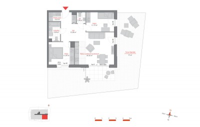 Rzut mieszkania nr: A1.0.1