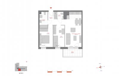 Rzut mieszkania nr: C.4.11